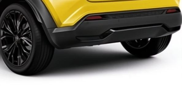 Накладка на задній бампер нижня, Gloss Black JUKE F16 (35208)