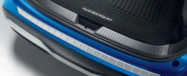 Накладка декоративна захисна заднього бампера Qashqai J12 (35380)