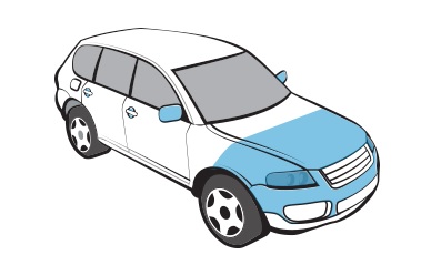 Бронювання авто захисною плівкою "Стандарт" QASHQAI J12 2022- /2024- (35495)