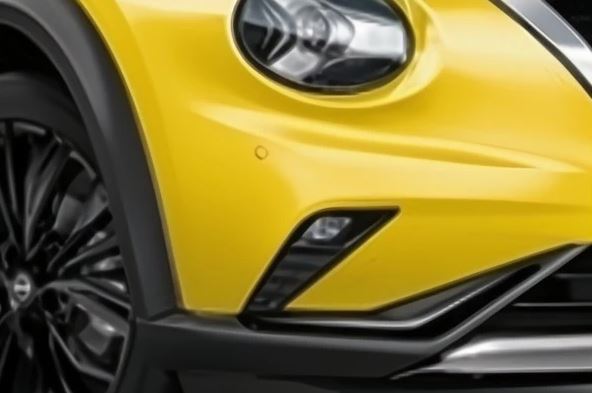 Накладки на передній бампер Gloss Black, к-кт 2 шт. JUKE F16 (35210)