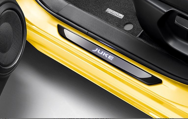 Накладки порогів(тільки передні), з підсвіткою, JUKE F16 (35063)