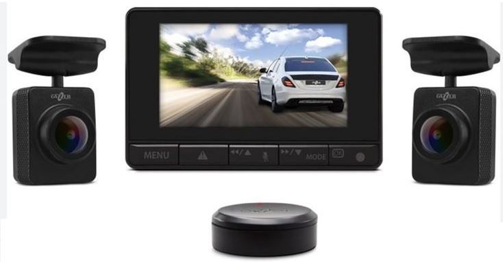 Відеореєстратор Gazer F750W, дві відеокамери (35147)