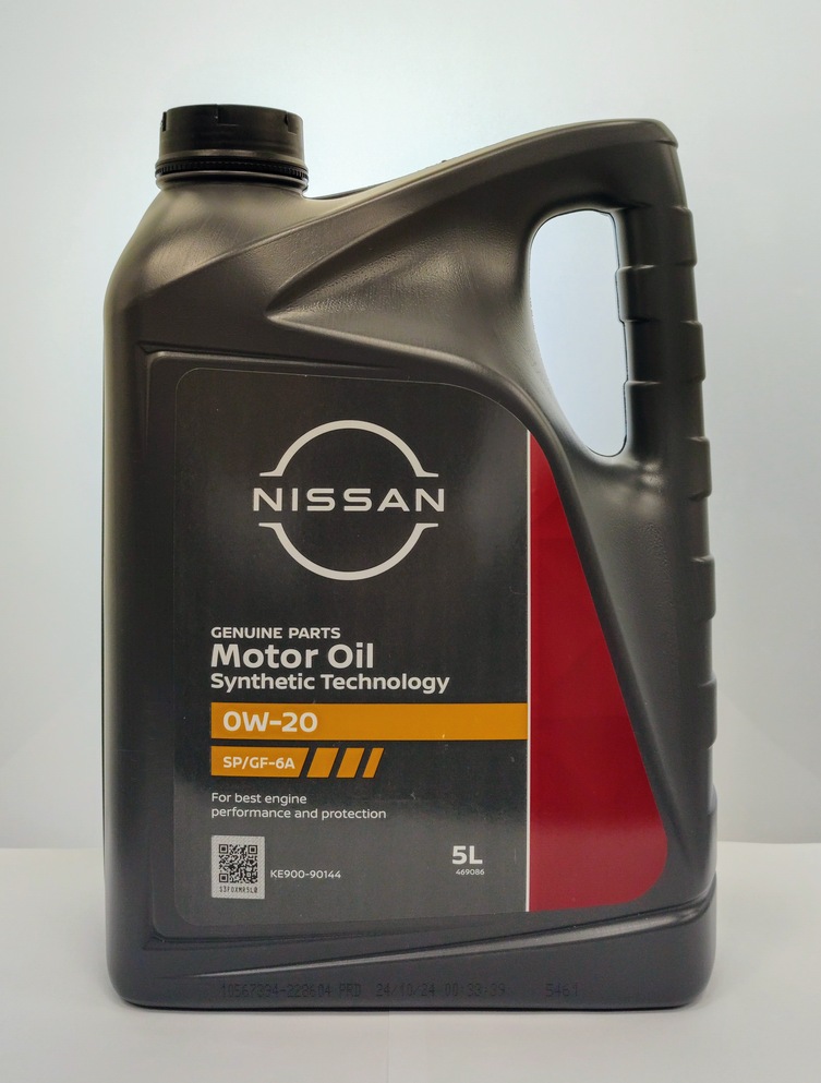 Олива моторна Nissan 0W-20, каністра 5 літрів (39225)