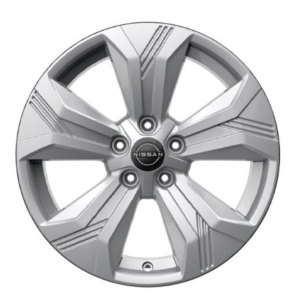 Диск легкосплавний оригінальний 18" WRW, сріблястий, з центральним ковпачком (35389)