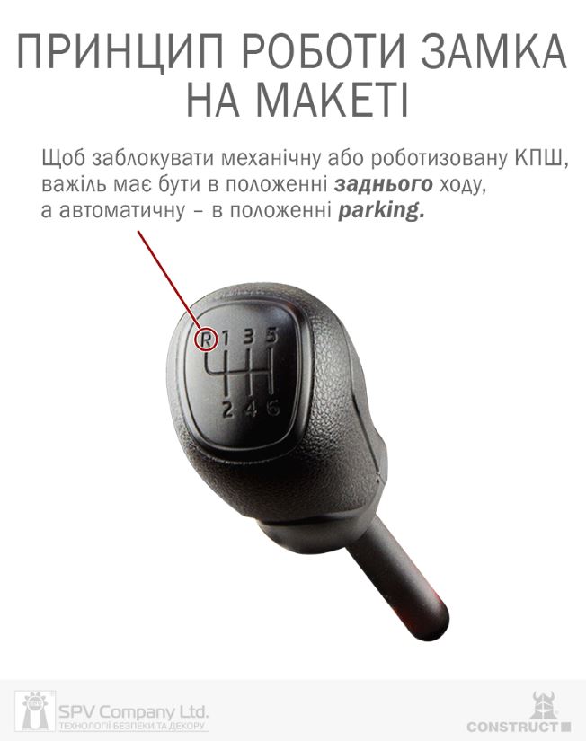 Замок КПП Construct NISSAN JUKE(F16), (A+, 2021-) (35102)
