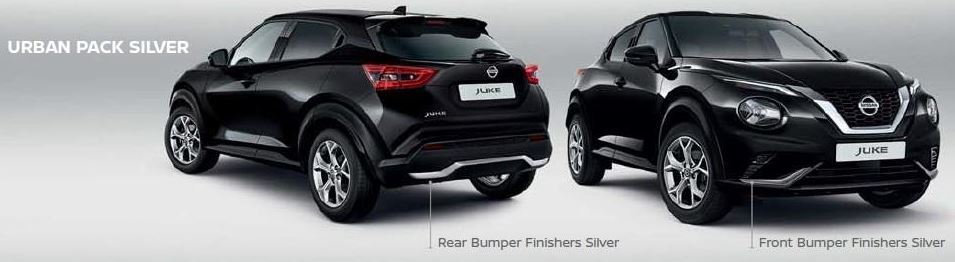 Пакет Urban, накладки на передній та задній бампер, сріблясті (35070)