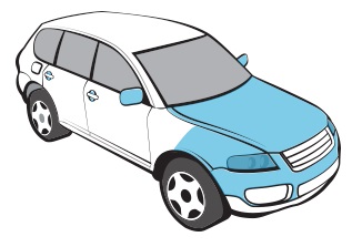 Бронювання авто захисною плівкою "Стандарт+" QASHQAI J12 2022-/2024- (35496)