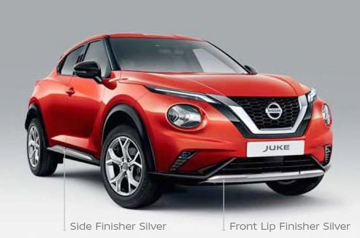 Пакет Silver, накладка на передній бампер і бічні накладки молдингів дверей, сріблястий колір (35068)