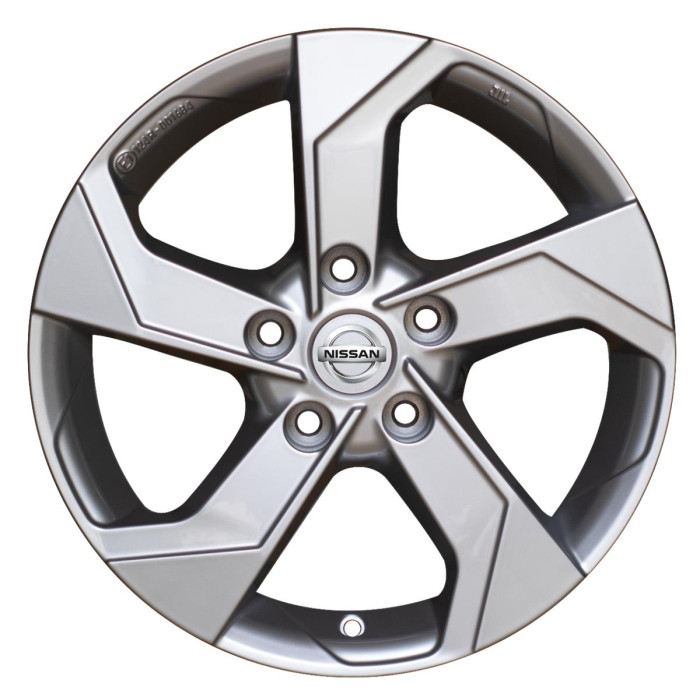 Диск легкосплавний оригінальний 17" WRW, сріблястий, з центральним ковпачком. (37614)