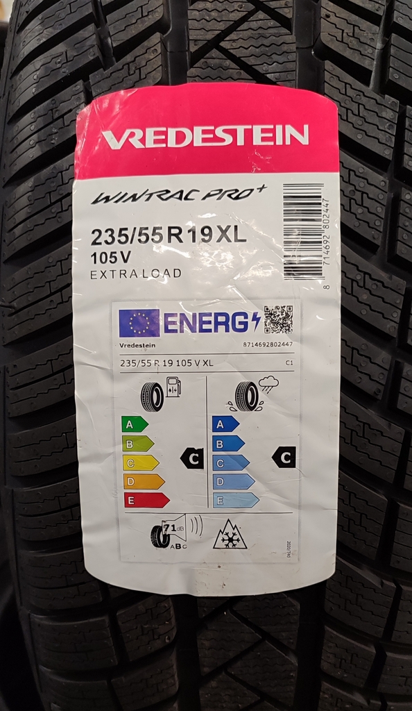 Автошина зимова 235/55 R19 Vredestein Wintrac Pro+ XL 105V (43573)