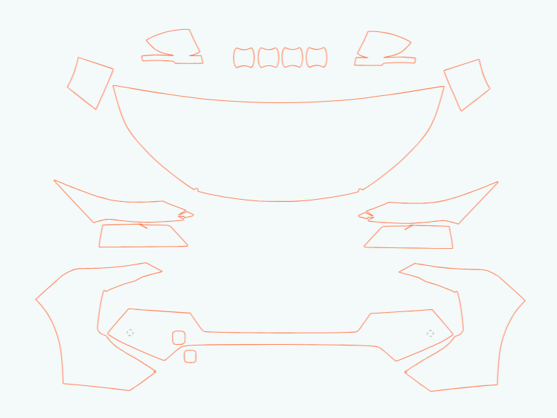 Бронювання авто захисною плівкою "Стандарт" X-trail T33 (37506)