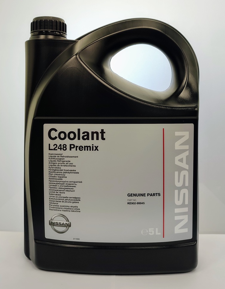 Рідина охолоджуюча Nissan L248, каністра 5 літрів (39227)