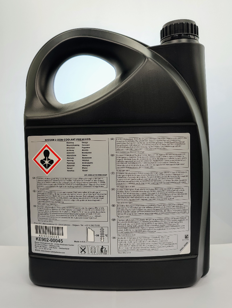 Рідина охолоджуюча Nissan L255N, каністра 5 літрів (39223)