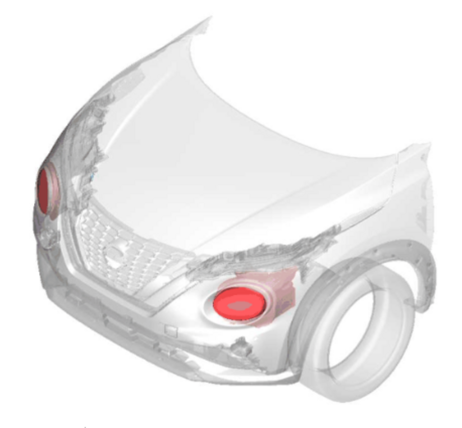 Бронювання фар передніх, 2 шт. JUKE F16 (35124)