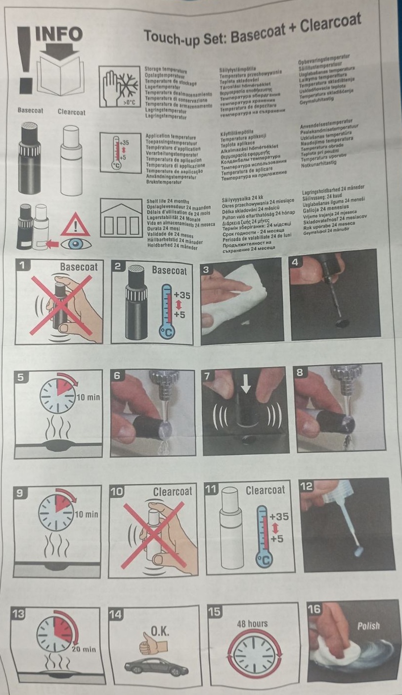 Набір для підфарбовування (олівець- коректор, тональна фарба), колір QAB (37645)