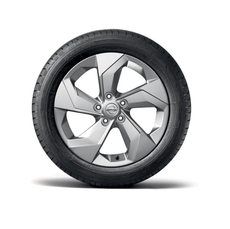 Диск легкосплавний оригінальний 17" Silver Winter, з центральним ковпачком JUKE F16 (35046)