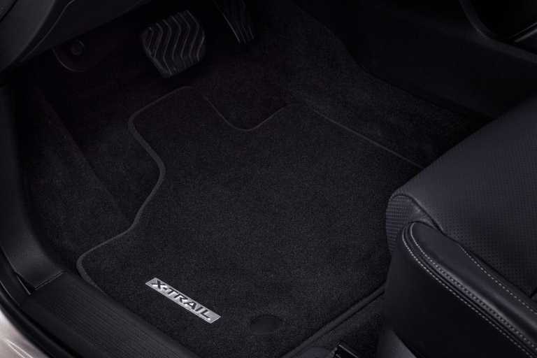 Килимки салону велюрові чорні, к-кт 4 шт., X-Trail T33 MHEV (25356)