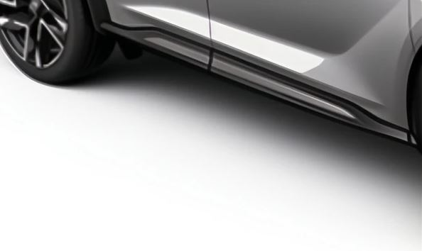 Накладки бічні молдингів дверей, Dark Satin, к-т 4 шт. JUKE F16 (35203)