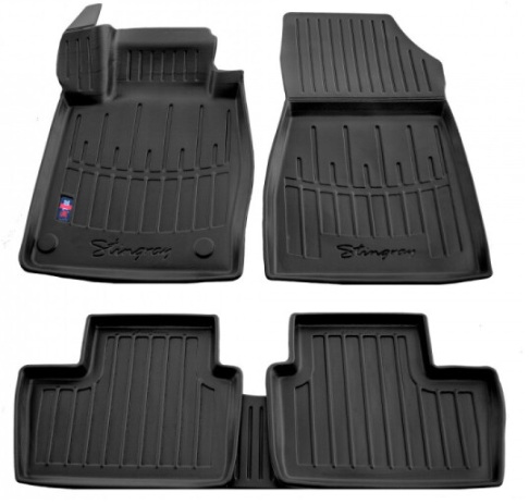 Килимки салону гумові, к-кт 4 шт., JUKE F16, локальний виробник (43937)