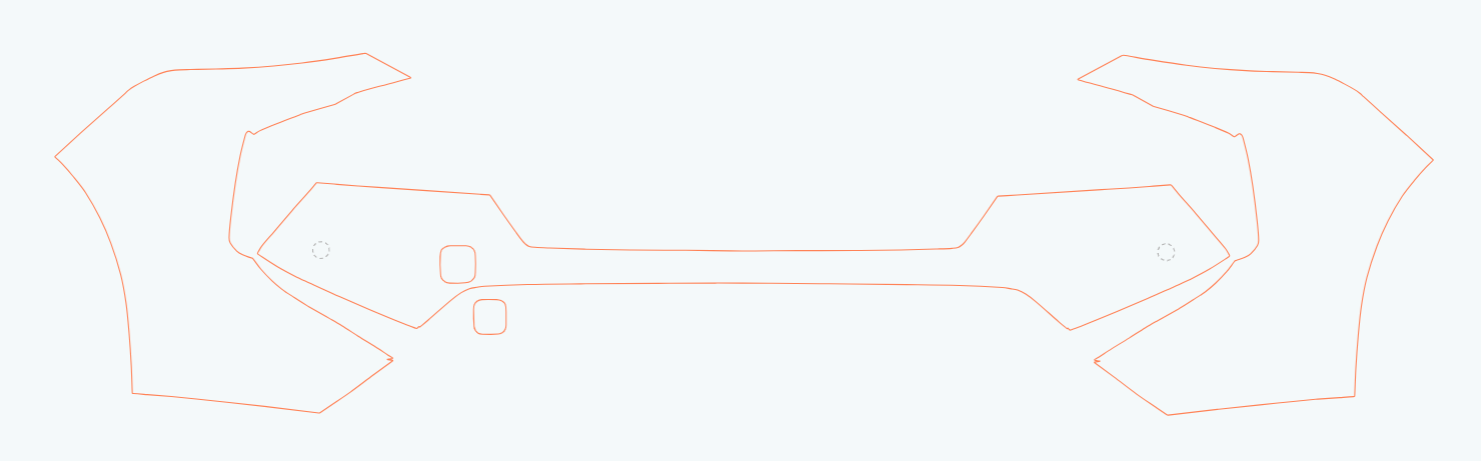 Бронювання бампера переднього X-Trail T33 (37505)
