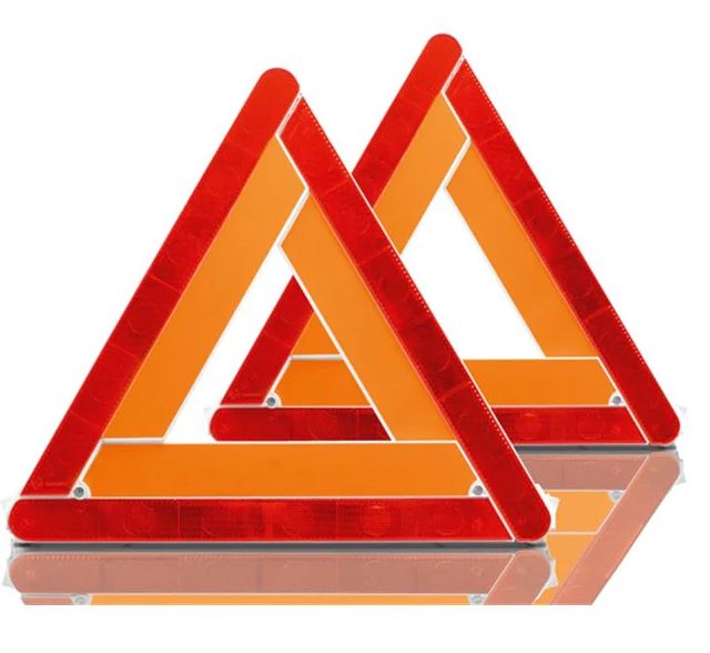 Знак аварійної зупинки (комплект із 2 шт.) (35094)