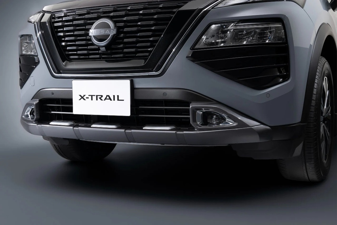 Накладка бампера переднього нижня, колір Dark Silver, X-Trail T33 (37493)
