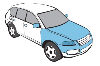Бронювання авто захисною плівкою "Стандарт++" QASHQAI J12 2022-/2024- (35497)