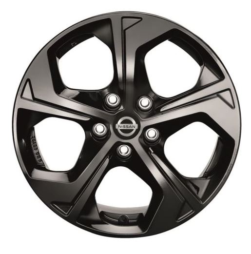 Диск легкосплавний оригінальний 17" JUKE F16B Black (35202)